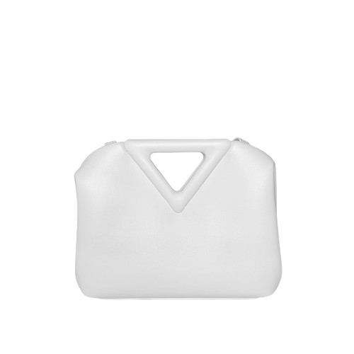 The Natalie Clutch Cross Body Bag in white