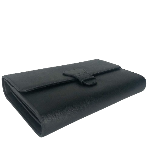 The Rachel Real Leather Travel Wallet in black – WorthAMillion