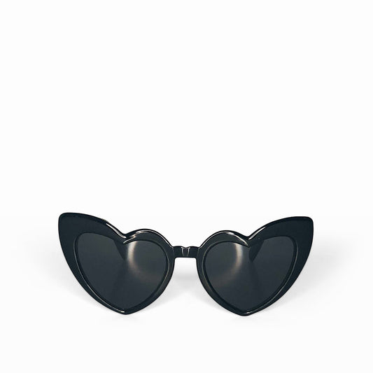 Heart Shaped Sunglasses in black