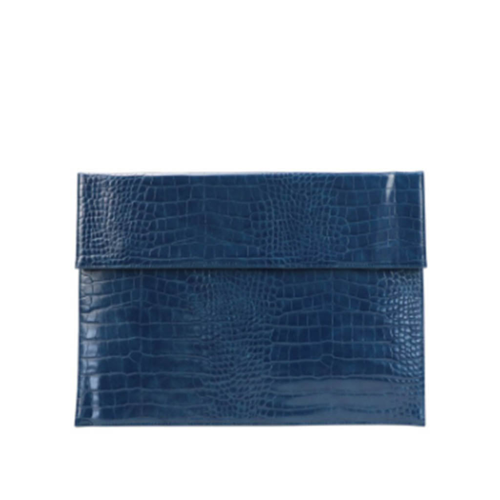 The Aria Laptop Sleeve in navy