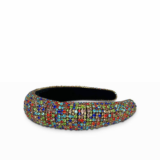 Multicoloured Jewelled Headband