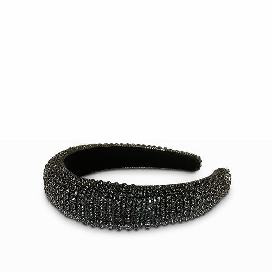 Jewelled Headband in black